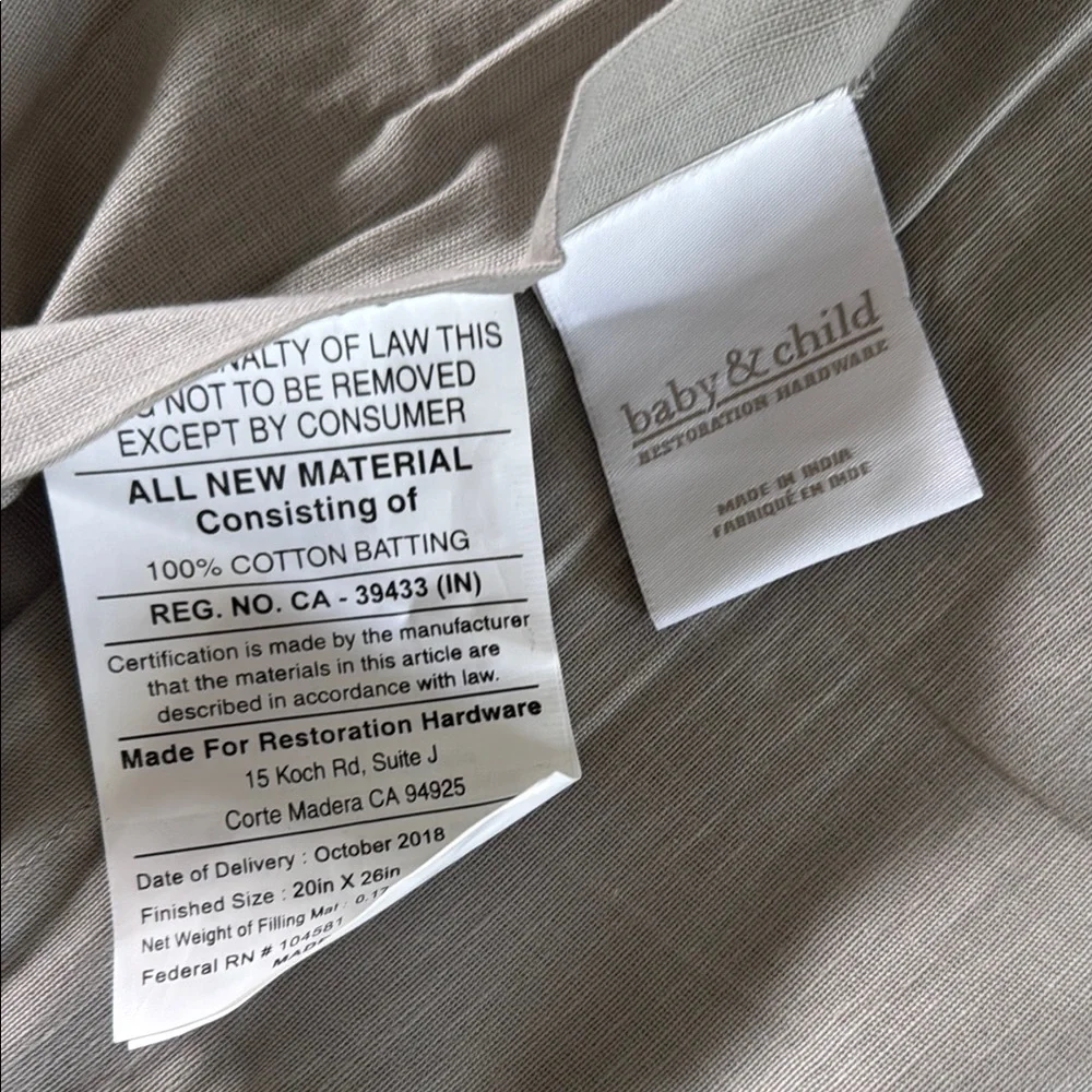 RH EMBROIDERED SAFARI SOUNDS QUILT AND 2 SHAMS